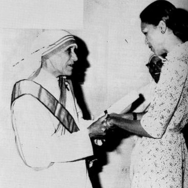 Madre Teresa and Michèle Duvalier