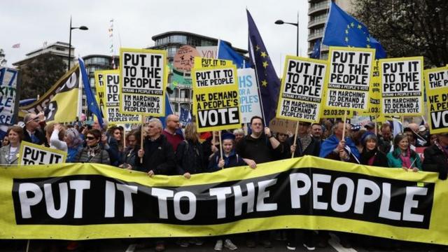 People's Vote March in London