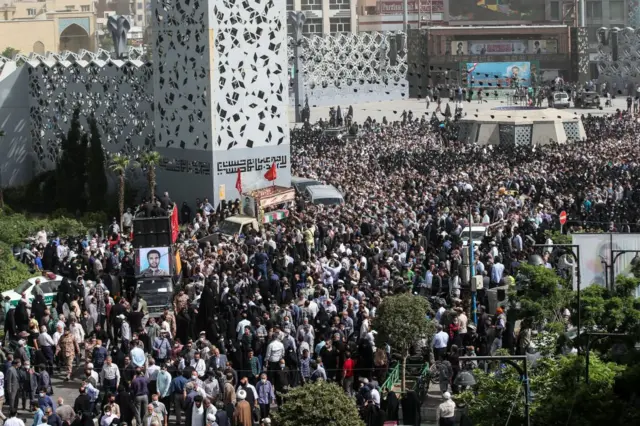 Albay Hasan Sayad Hüdayi'nin cenaze töreni