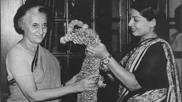 இந்திரா காந்தி - ஜெயலலிதா