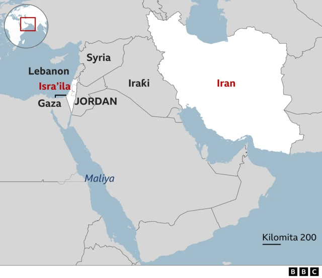 Tasawirar Iran da Isra'ila 