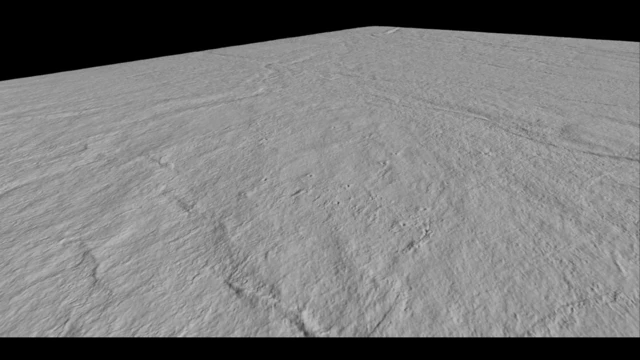 Quando a superfície foi examinada digitalmente, os buracos ficaram muito mais nítidos