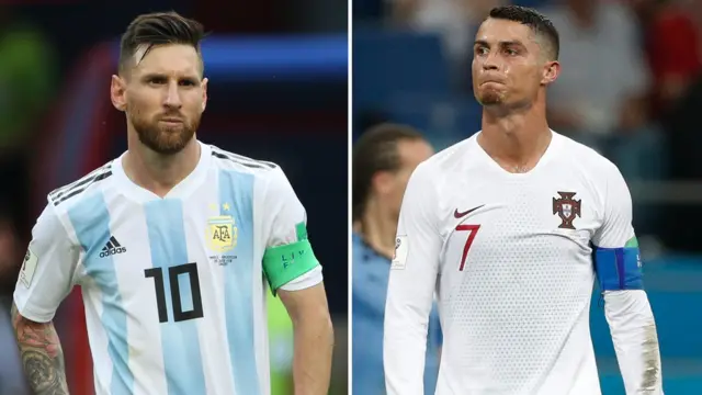 Messi na Argentina da Ronaldo na Portugal