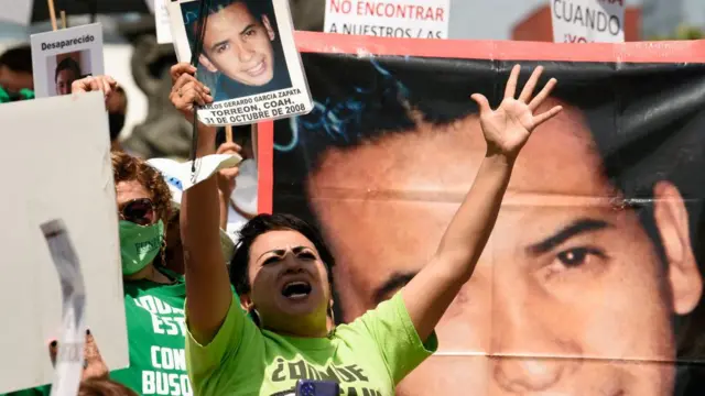 Marcha contra los desaparecidos en México
