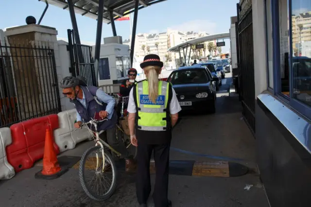 Acceso fronterizo a Gibraltar