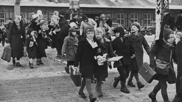 Данія приймала евакуйованих фінських дітей