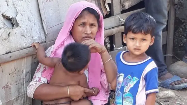 जम्मू में रह रहा एक रोहिंग्या परिवार