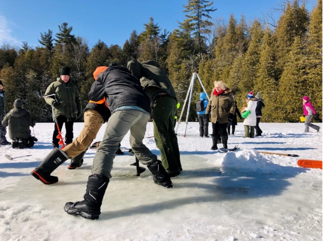 Crawford drilling team