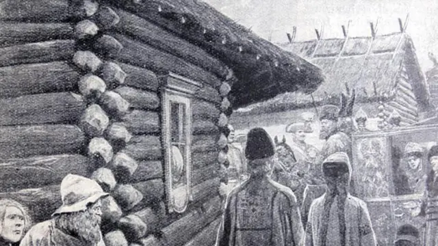 ንብሂላዊ ከተማ ፖተምኪን ዝውክል ናይ ሓሶት ህንጻታት ዝሓዘ ምስሊ