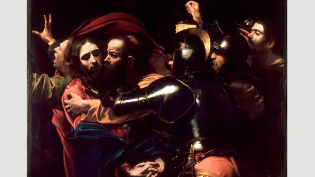 لوحة "القبض على المسيح" التي رسمها "كارافاجيو" عام 1602