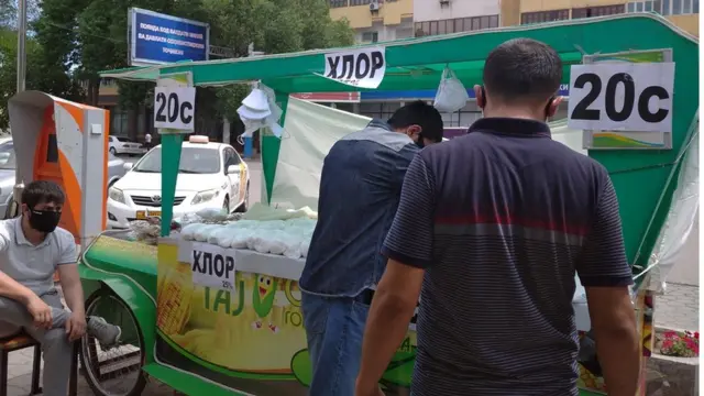 Хўжанд кўчаларида эса, биринчи марта хлор билан савдо қилиш бошланди.