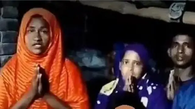 গ্রেফতার হওয়ার আগে পরিবারের কাছে পাঠানো ভিডিওতে সোনালি সহ অন্য ধৃতরা