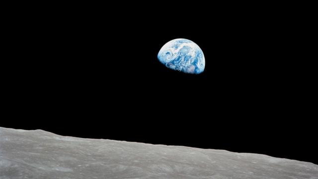 La Tierra, vista desde el Apollo 8
