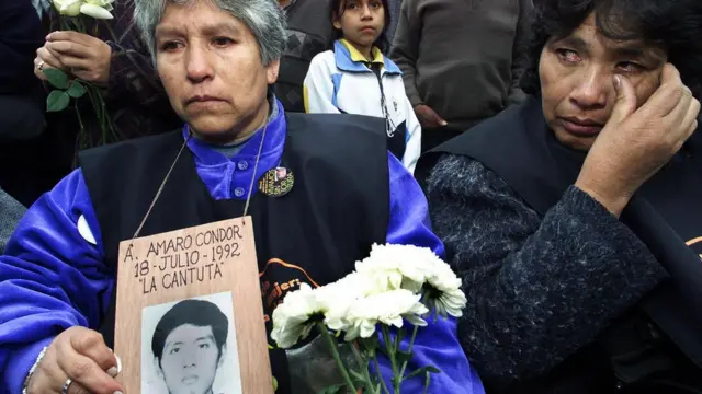 Madre de una de las víctimas de la matanza de La Cantuta.