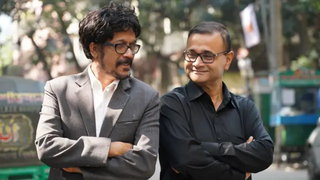 অভিনেতা ফারুক আহমেদ ও এজাজুল ইসলাম