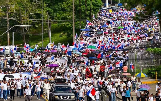 protesta en Panamá