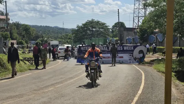 A street in Migori County, south-western Kenya