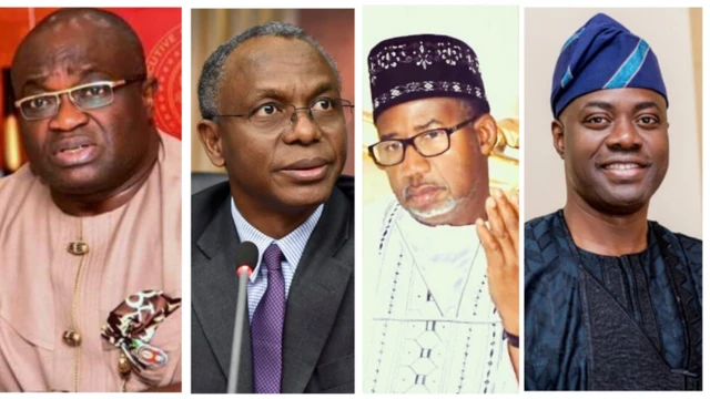 Governor Okezie Ikpeazu, Nasir El Rufai , Bala Muhammed and Seyi Makinde
