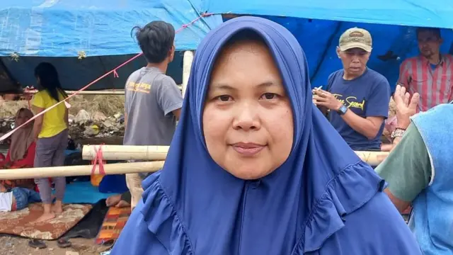 Yani Mulyani, warga Desa Cibereum, Kabupaten Cianjur.