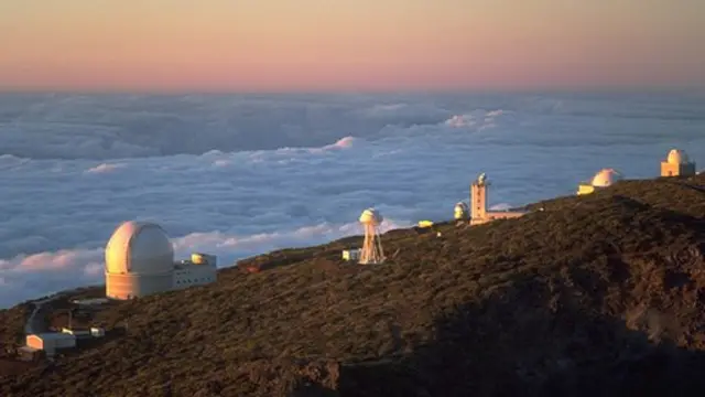 Telescopios del Observatorio del Roque de los Muchachos en La Palma