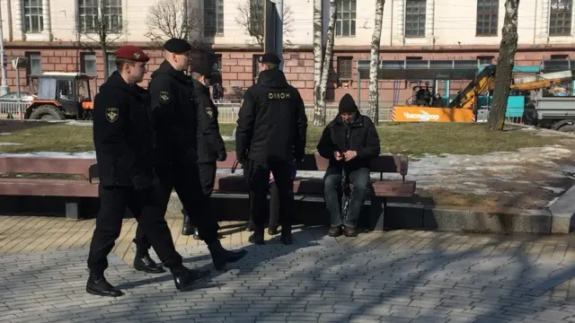 Минск задержание