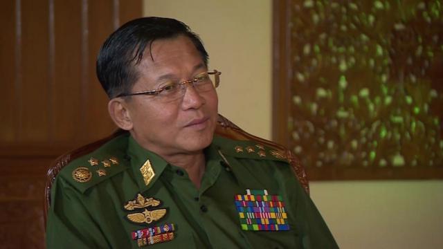 缅甸政府军总司令敏昂莱