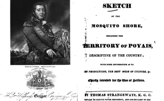 The Sketch of the Mosquito Shore including the Territory of Poyais by Thomas Strangeways