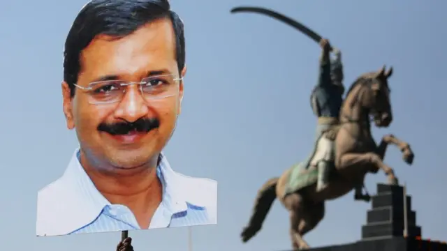 अरविंद केजरीवाल का पोस्टर