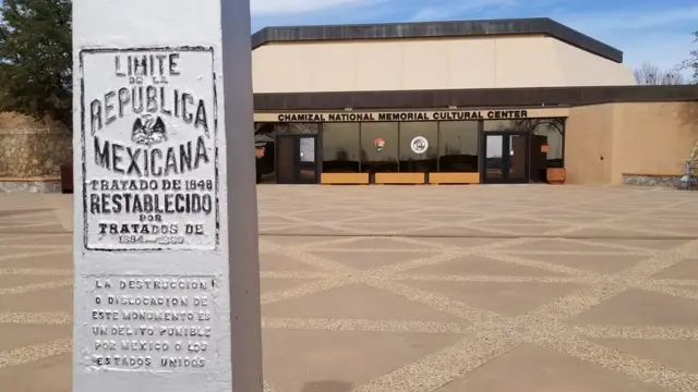 Un poste limítrofe mexicano en El Paso