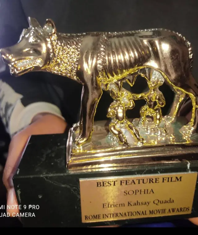 ፊልም ሶፊያ ካብ ሮማ ኢንተርናሽናል ሞቪ ኣዋርድ ዝተረበርከተላ ሽልማት 