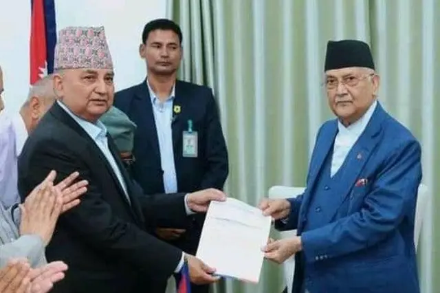 पोखरेल र ओली