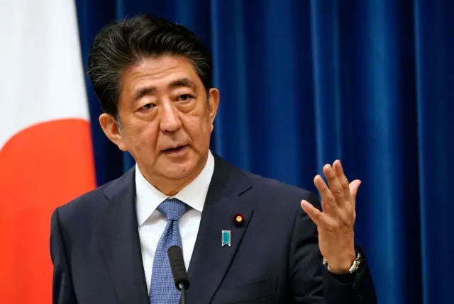 Shinzo Abe.