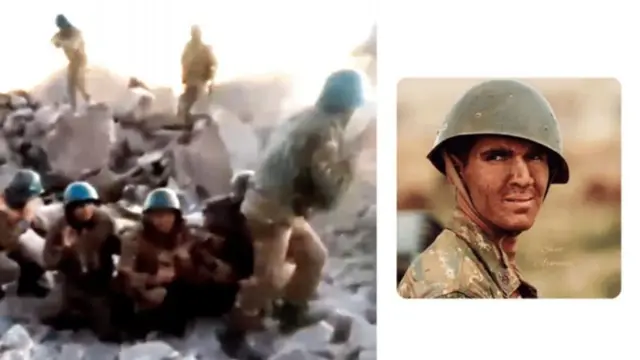 Ermənistan hərbçi geyimi, dəbilqə