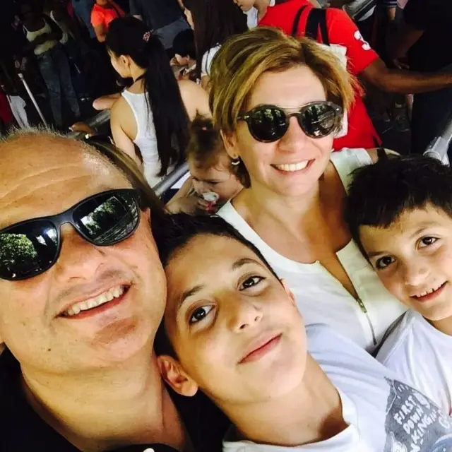 Freddy Alam avec sa famille