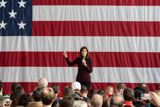 Nikki Haley tại một sự kiện vận động tranh cử ở Bắc Carolina, tháng 3/2024