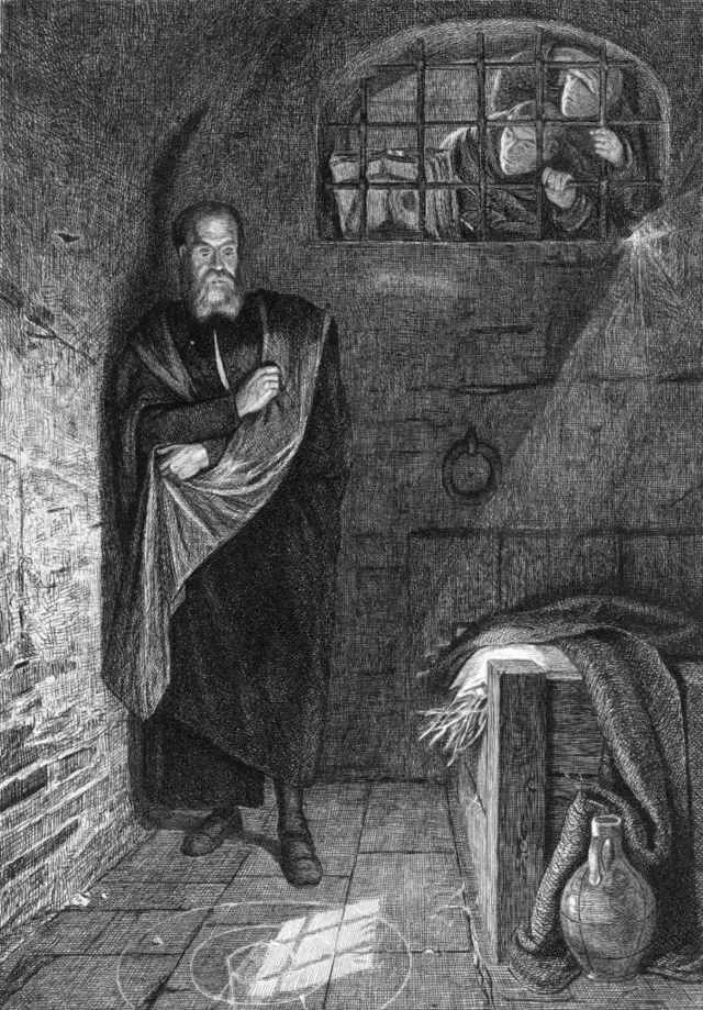 न्यायसभेनं गॅलिलिओच्या सर्व हालचालींवर निर्बंध घातले आणि त्याची आपल्या कुटुंबीयांशी तसेच मित्रांशी भेट होऊ दिली नाही.