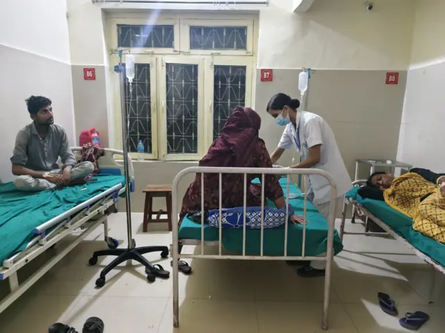 अस्पतालमा भर्ना भएका बिरामी