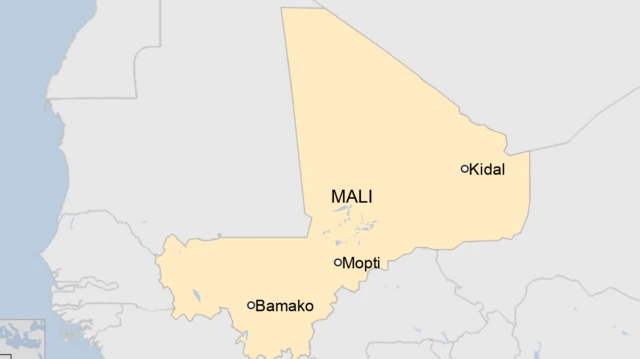 Carte du Mali