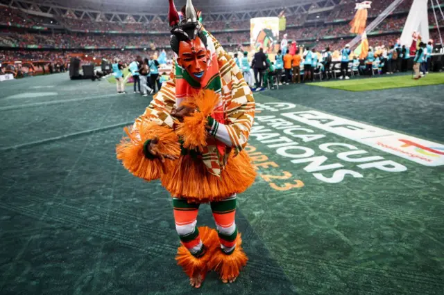 Àwọn àwòrán láti ibi ayẹyẹ ìṣíde ìdíje AFCON