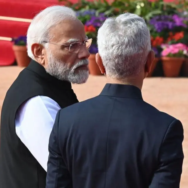 નરેન્દ્ર મોદી અને એસ જયશંકર