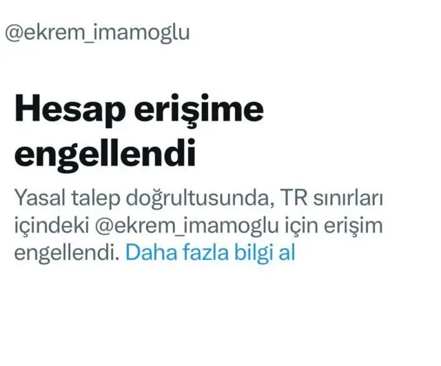 X ekran görüntüsü