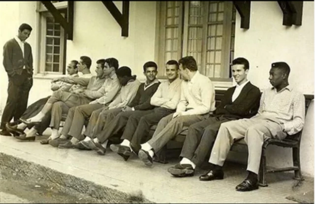 Nilton Santos, Dino Sani, Gilmar, Bellini, Garrincha, Moacir, Dida, Joel, Mazzola, Zagallo e Pelé