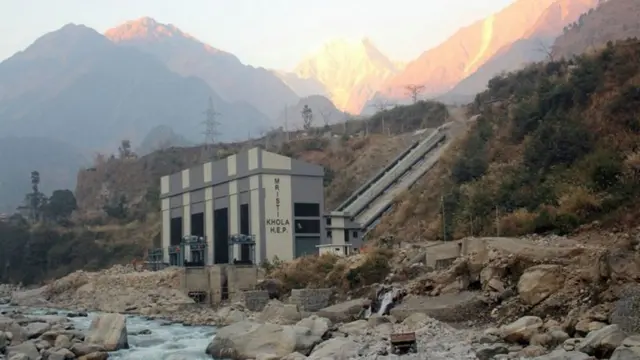 नेपाल की एक बिजली परियोजना.