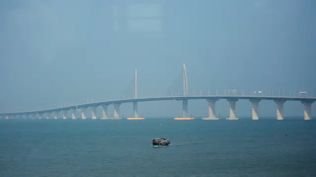 Puente Hong Kong-Zuhai-Macao.