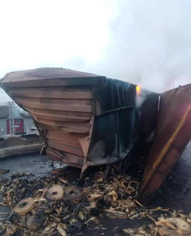 "Otedola bridge fire"