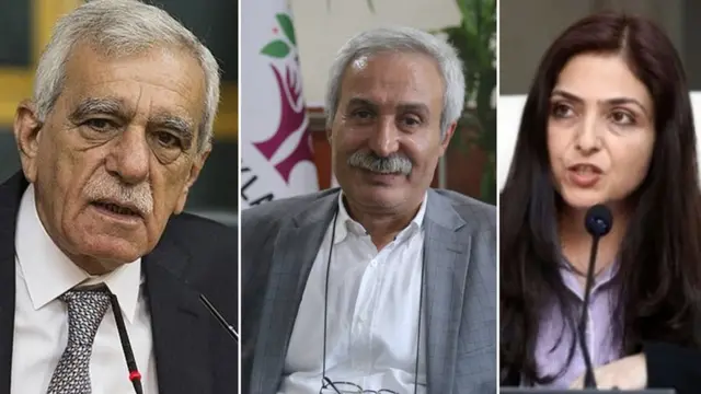 Ahmet Türk, Adnan Selçuk Mızraklı ve Bedia Özgökçe Ertan