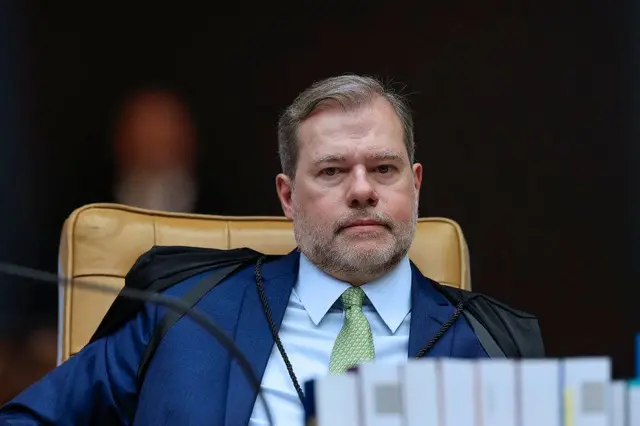 Ministro Dias Toffoli em sessão do STF