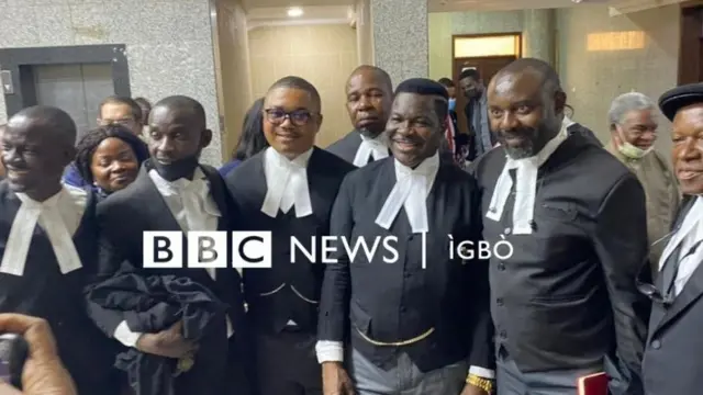 Ndị ọkaiwu kwadoro Nnamdi Kanu n'ụlọikpe Abuja eb a nọ kpe ikpe ya n'ụbọchị Jenuwarị 18, 2022