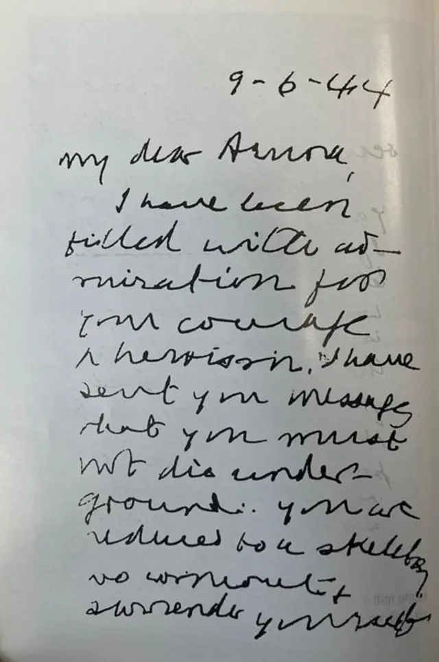 महात्मा गांधी का अरुणा आसफ़ अली के नाम भेजा गया पत्र