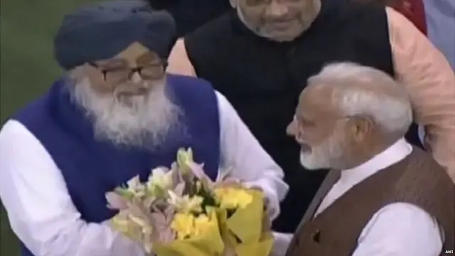 ਬਾਦਲ, ਮੋਦੀ